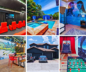 Avatar Luxe Villa 5BR w Cinema, Pool, Game Room & BBQ